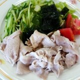 豚肉の冷しゃぶ